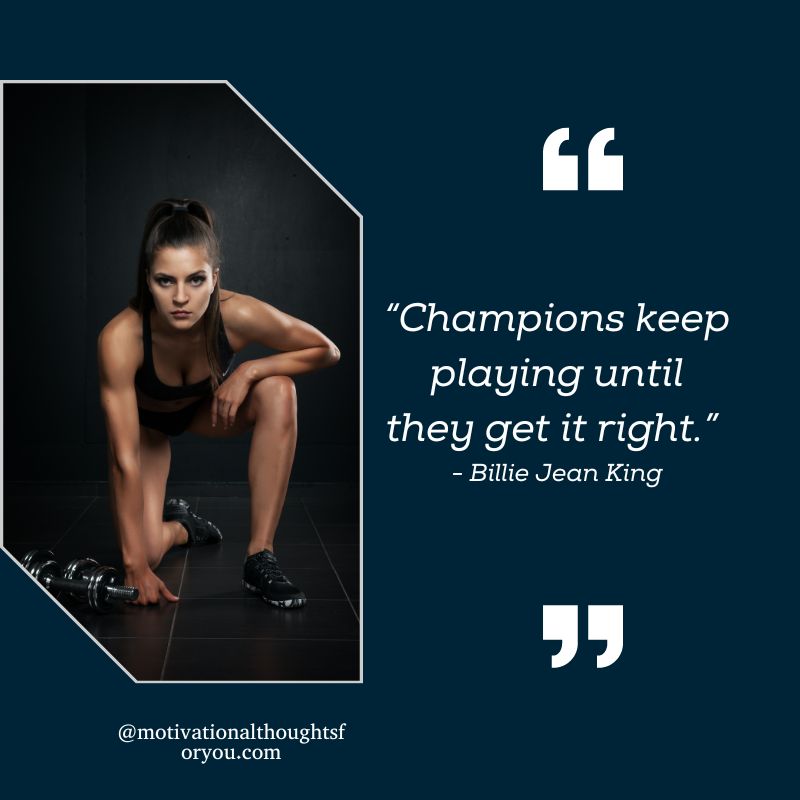 Female Athlete Motivational Quotes for Athletes