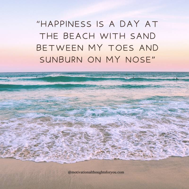 Inspirational Quotes About Beach