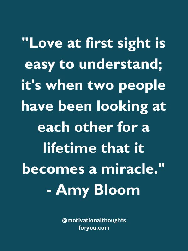 Love At First Sight Quotes