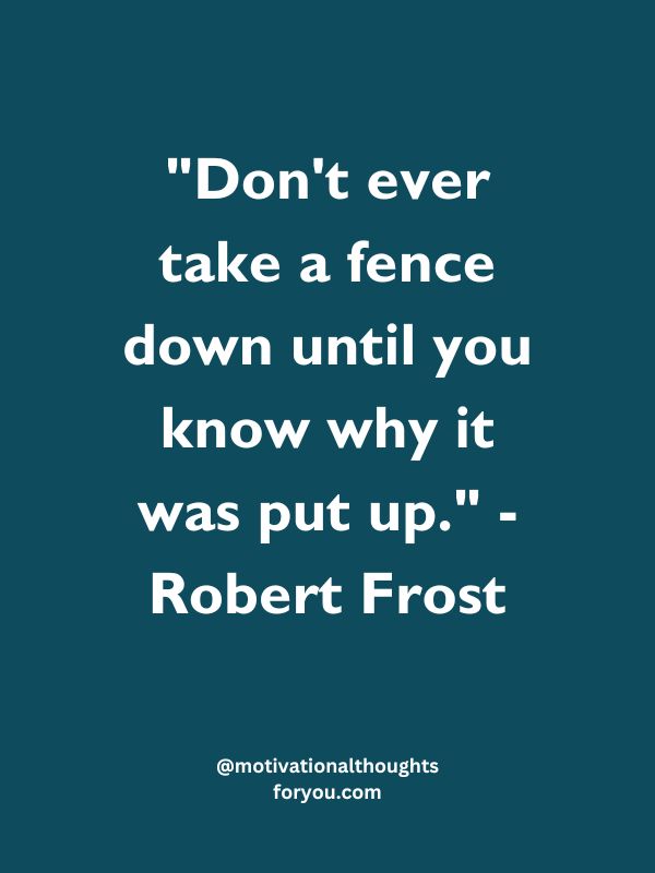Quotes About Fences